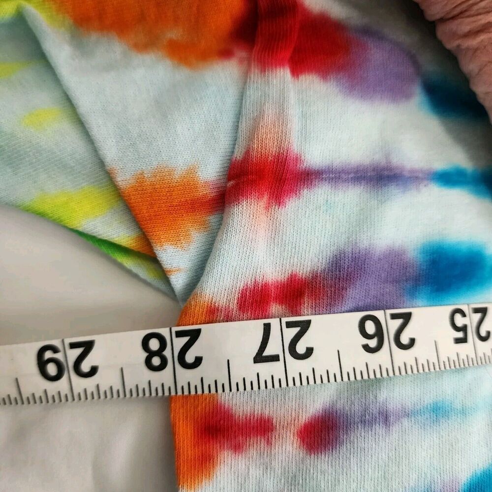 New w/out Tags Tie Dye 60s Vibe T-Shirt Gildon Unisex 3XL colorful peace symbol - Picture 12 of 15